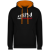 Schwarz/Orange