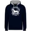 Navy Blau/Grau meliert