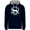 Navy Blau/Grau meliert