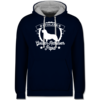 Navy Blau/Grau meliert
