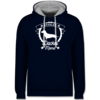 Navy Blau/Grau meliert