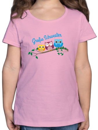 Grosse Schwester Eulen Shirts Mehr Shirtracer