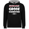Schwarz/Grau meliert