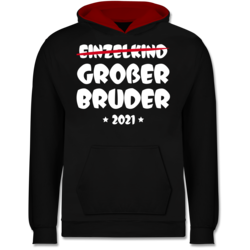 Geschwister Bruder Einzelkind Gro/ßer Bruder 2021 Traktor wei/ß Kinder Pullover Shirtracer