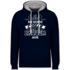 Navy Blau/Grau meliert