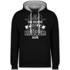Schwarz/Grau meliert