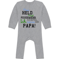Baby T-Shirt Langarm Mini Feuerwehrmann Feuerwehr Baby