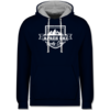 Navy Blau/Grau meliert