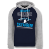 Dunkelblau/Grau meliert
