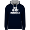 Navy Blau/Grau meliert
