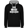 Schwarz/Grau meliert