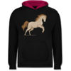 Schwarz/Fuchsia