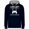 Navy Blau/Grau meliert