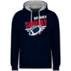 Navy Blau/Grau meliert