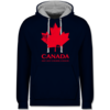 Navy Blau/Grau meliert