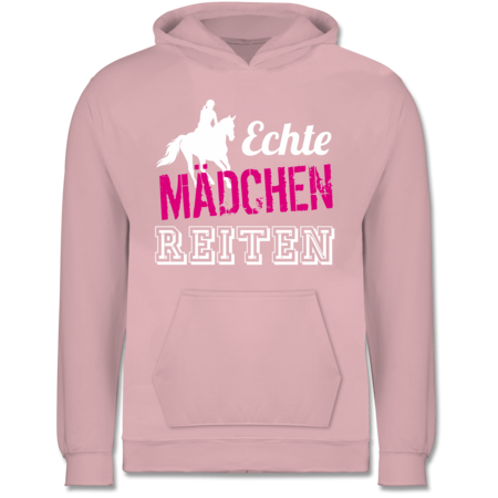 Mädchen Kinder T-Shirt Echte Mädchen reiten Shirtracer Pferde Geschenk und Reiten Zubehör Mädchen Kinder T-Shirt Echte Mädchen reiten Shirtracer Pferde Geschenk und Reiten Zubehör