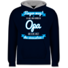 Navy Blau/Grau meliert