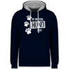 Navy Blau/Grau meliert