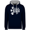 Navy Blau/Grau meliert