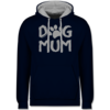 Navy Blau/Grau meliert