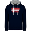 Navy Blau/Grau meliert