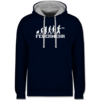 Navy Blau/Grau meliert