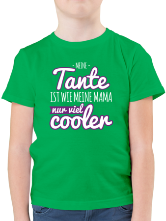 Meine Tante ist wie meine Mama nur viel cooler lila TShirt Gym Bag