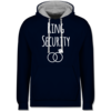 Navy Blau/Grau meliert