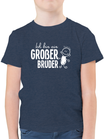 Big Bro Kinder Pullover Shirtracer schwarz/rot Geschwister Bruder Big Bro Kinder Pullover Shirtracer schwarz/rot Geschwister Bruder
