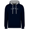 Navy Blau/Grau meliert