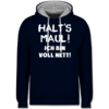 Navy Blau/Grau meliert