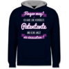Navy Blau/Grau meliert