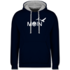 Navy Blau/Grau meliert