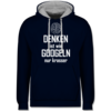 Navy Blau/Grau meliert