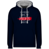 Navy Blau/Grau meliert