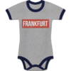 Grau meliert/Navy Blau
