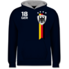 Navy Blau/Grau meliert
