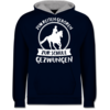 Navy Blau/Grau meliert