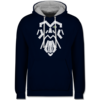 Navy Blau/Grau meliert