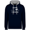 Navy Blau/Grau meliert
