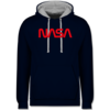 Navy Blau/Grau meliert