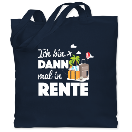 Ich Bin Dann Mal In Rente Tshirt Gym Bag Shirtracer